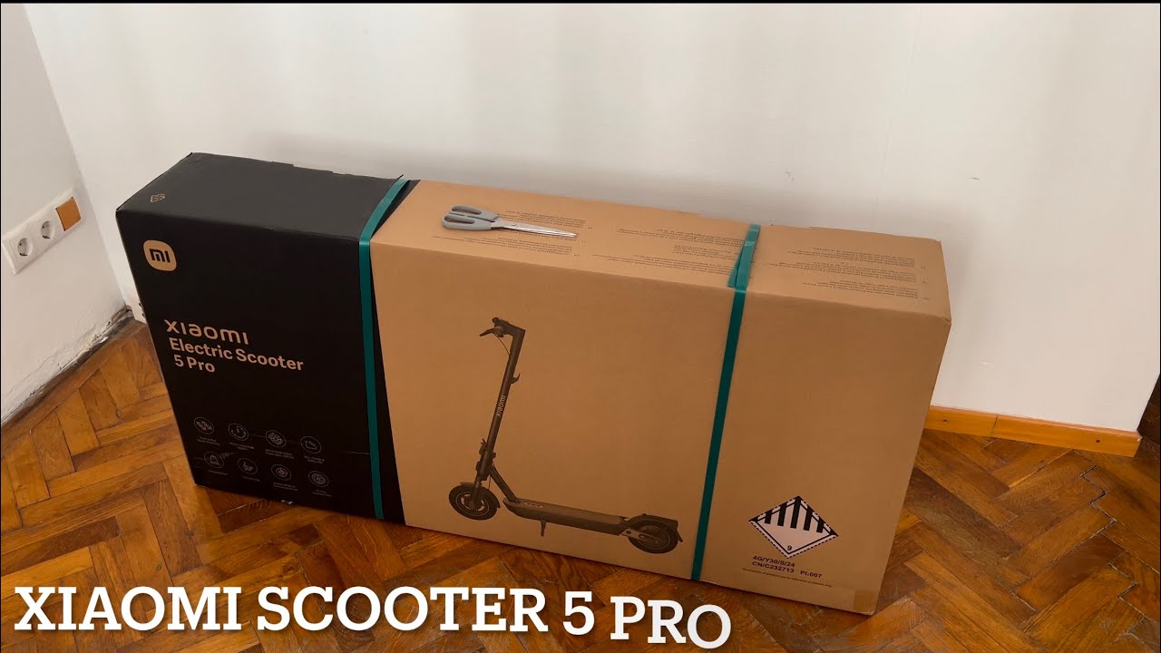 Xiaomi 5 Pro Escooter unboxing