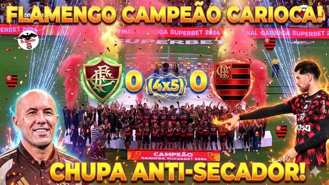 MENGÃO É CAMPEÃO CARIOCA! LEONARDO JARDIM ESTREIA COM TÍTULO