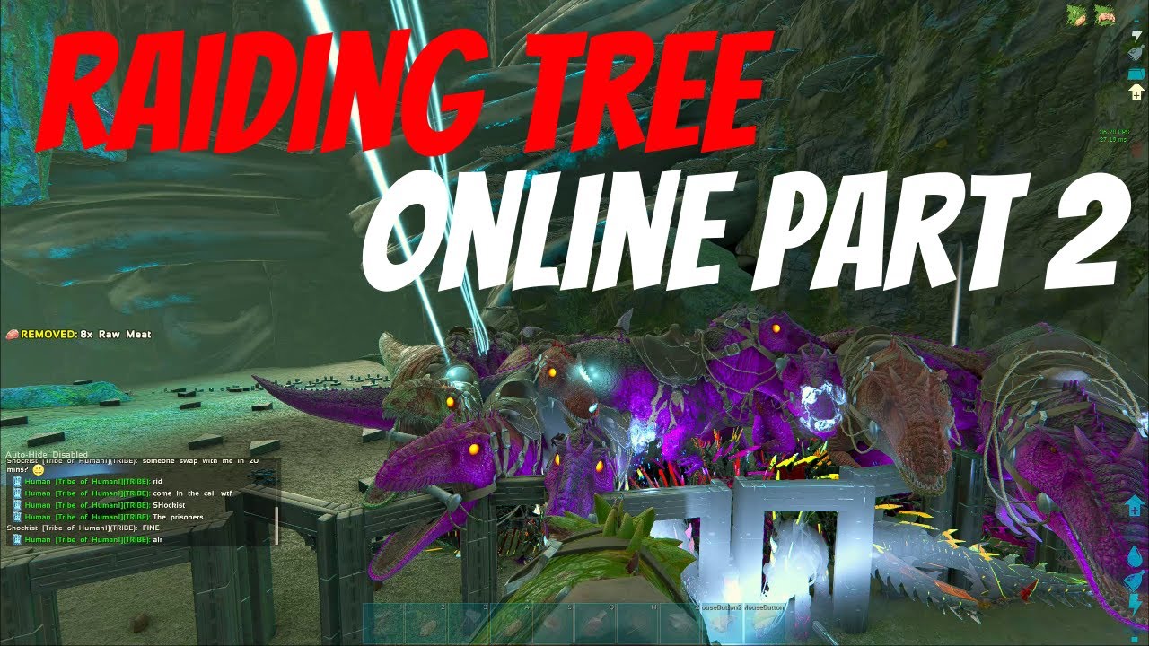 Raiding One Of The STRONGEST Base Spots On Small Tribes Part 2 | Ark Official PvP