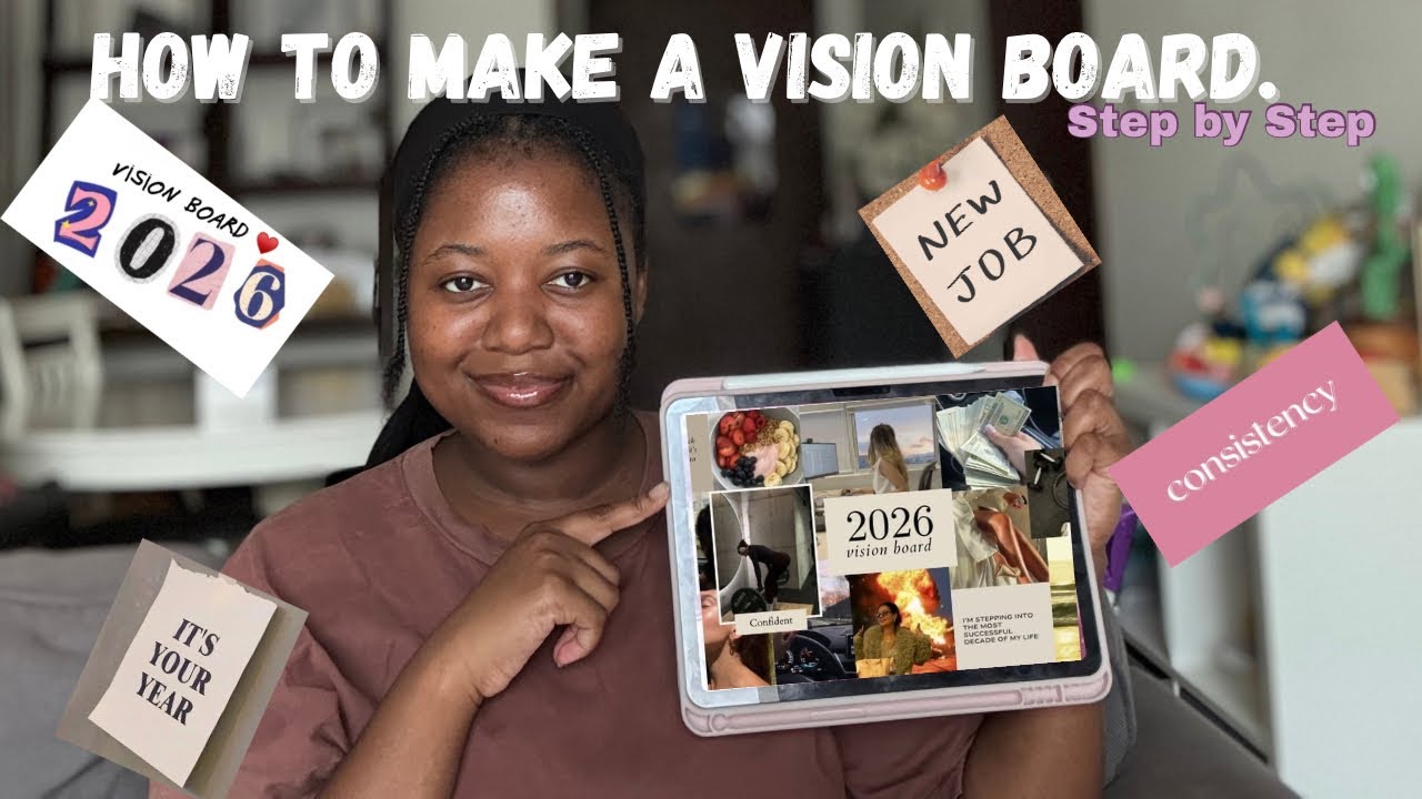How To Make A Vision Board | Write The Vision & Make It Plain