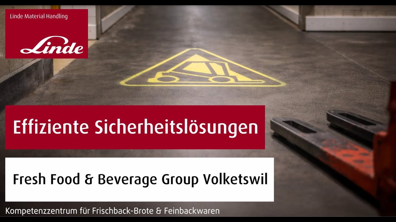 Sicherheitslösungen von Linde Material Handling Schweiz bei Migros Fresh Food & Beverage Group AG