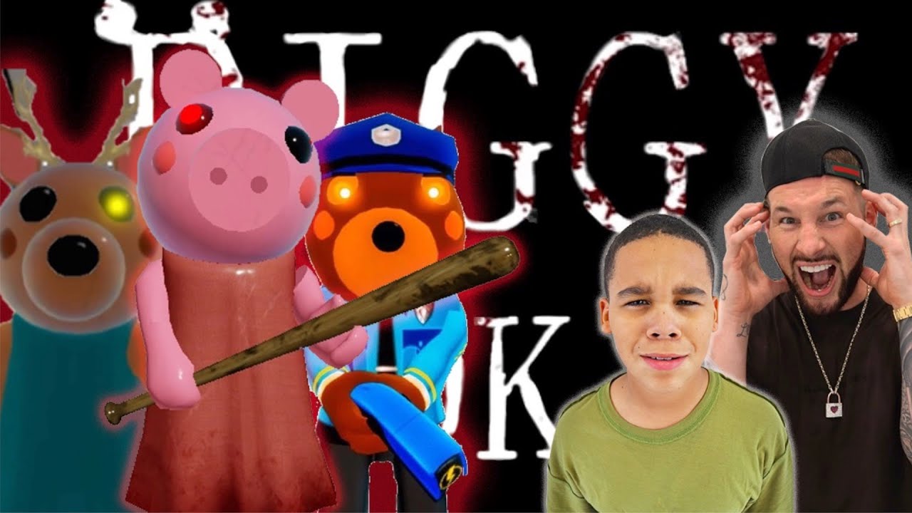 playing PIGGY with my SON and we DIE EVERY TIME
