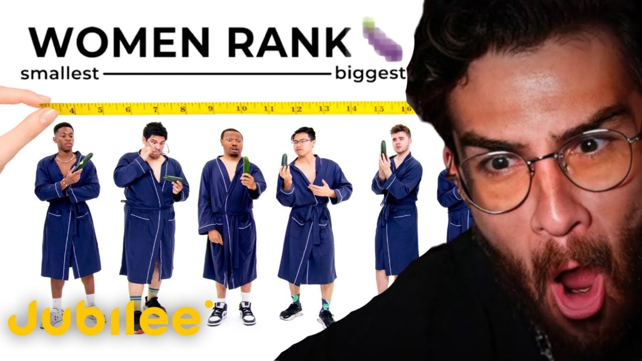 Women Rank Men By Size | Hasanabi reacts to Jubilee