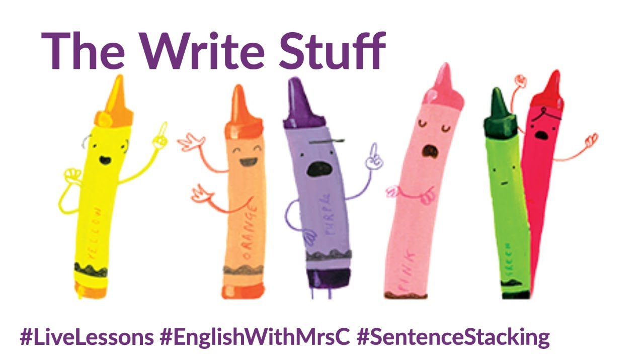 Jane Considine's Live Lessons - The Day The Crayons Quit - Sentence Lesson 7