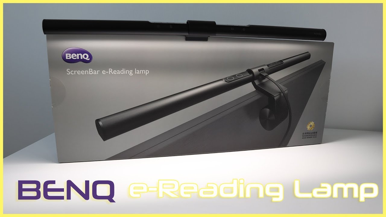 BenQ Screenbar e-Reading Lamp Setup & Test