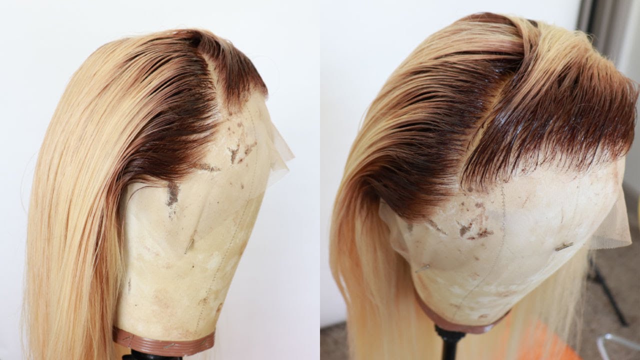 ASH BROWN ROOTS ON BLONDE 613 Hair | Tinashe Hair