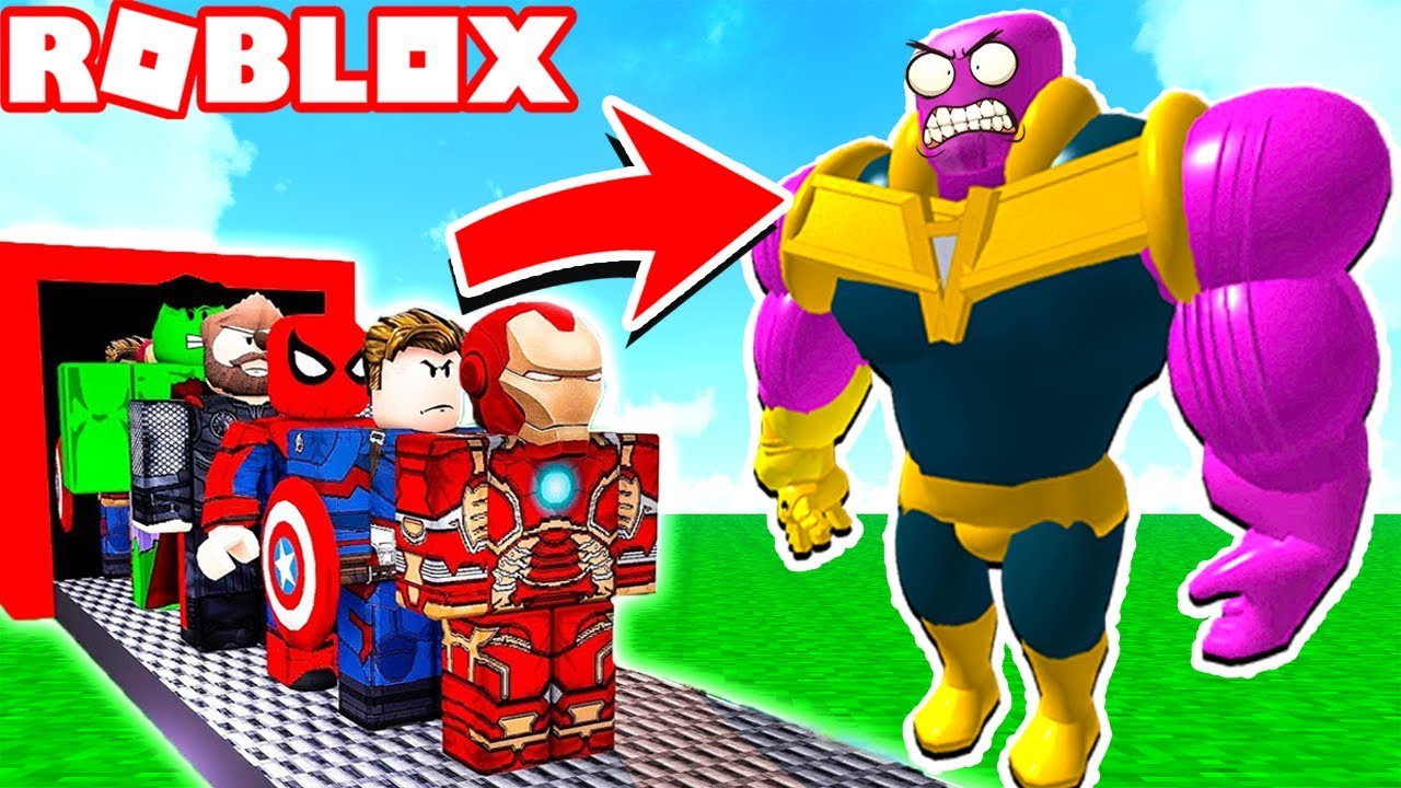 ПРОТИВ ТАНОСА ПОСТРОИЛ КОРПОРАЦИЮ СУПЕРГЕРОЕВ! Roblox