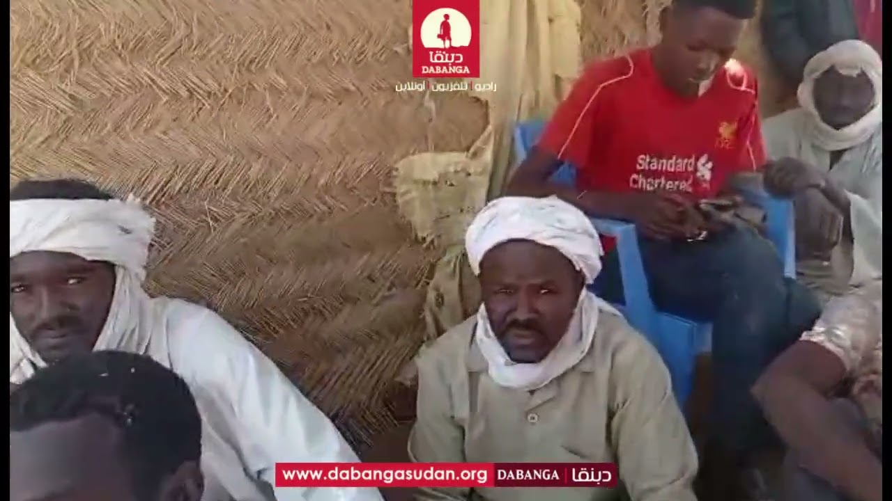 النازحون في معسكر النخيل بخزان جديد جانا رمضان ونحن لا نملك شئ عشان نفطر نناشد المنظمات والخيريين