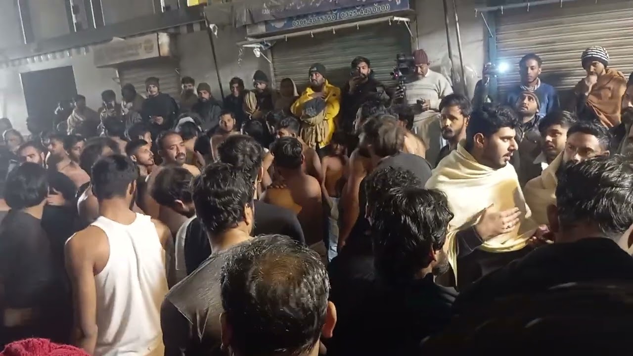 Matami sangat nojawaine  Ali Akbar daska  23 Rajab Ali Ali chowk  lahore imam Musa kazim a.s  