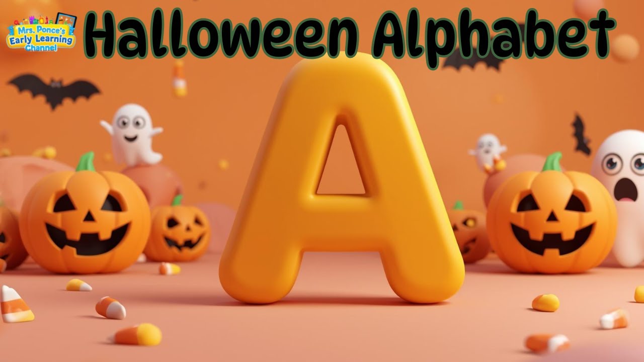 Halloween Alphabet 🎃| Halloween Letters A-Z👻