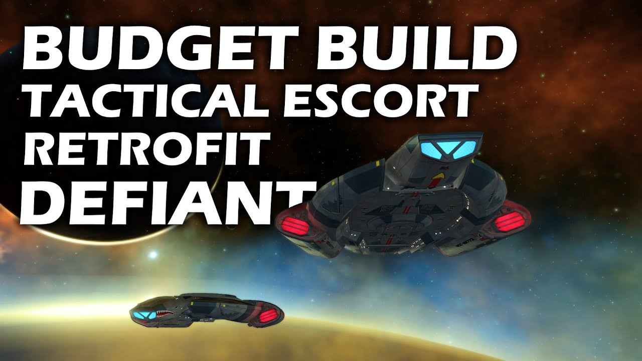 Бюджетная сборка Defiant T5, тактический эскорт, модернизированный фазер, рассеивающий залп - Sta...