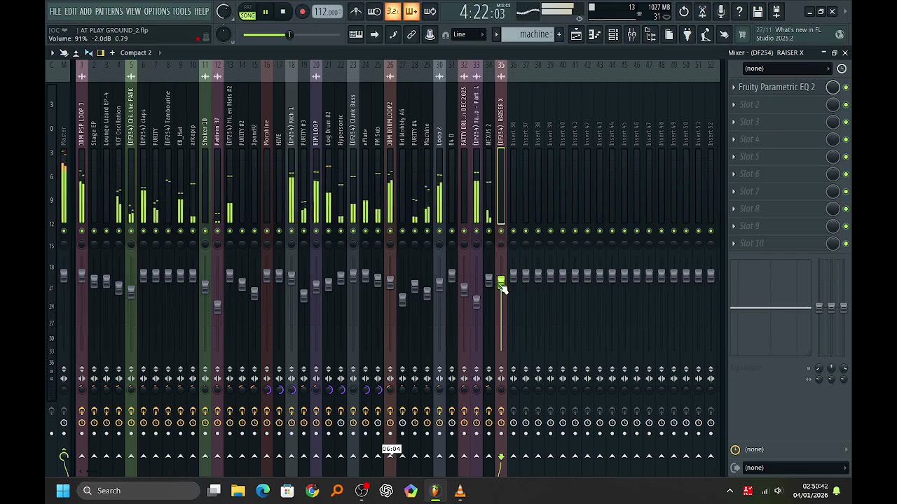 Late night Amapiano project walk through in Fl studio 25