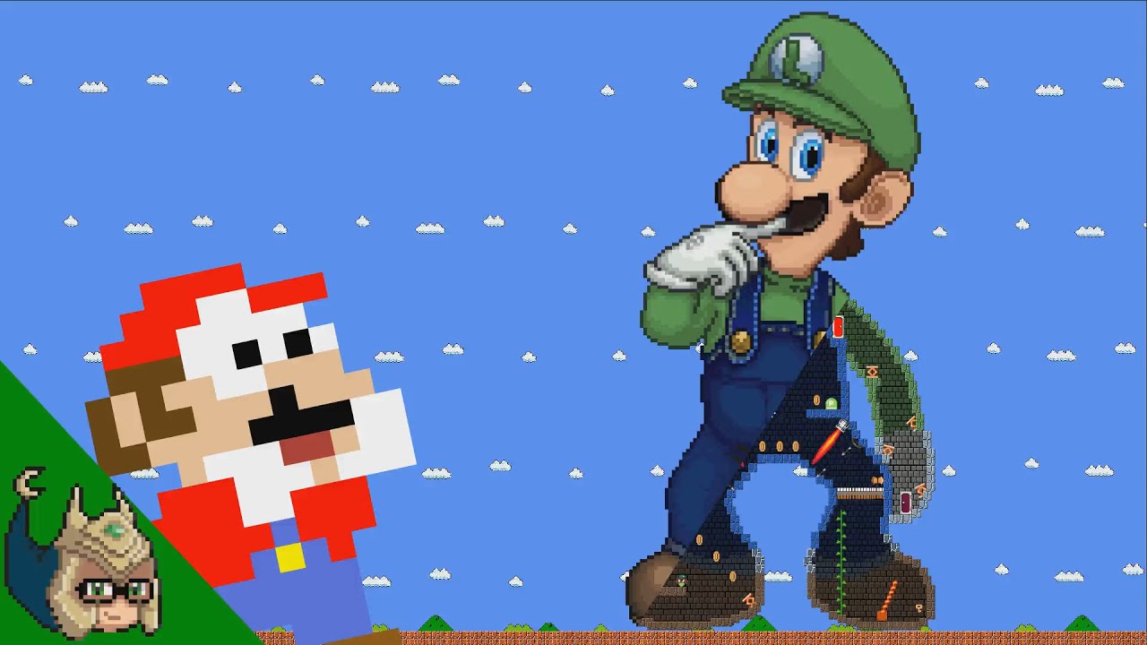 Mario vs the GIANT Luigi MAZE (Mario Cartoon Animation)