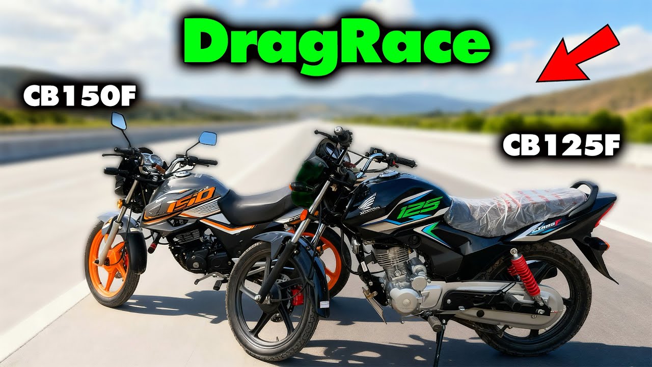 Honda CB150F vs CB125F DRAG RACE SHOCKING Results