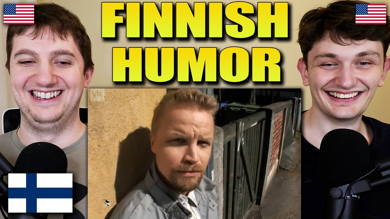 Реакция американцев на финский юмор! | Реакция на скетчи Ihmebantu!!
