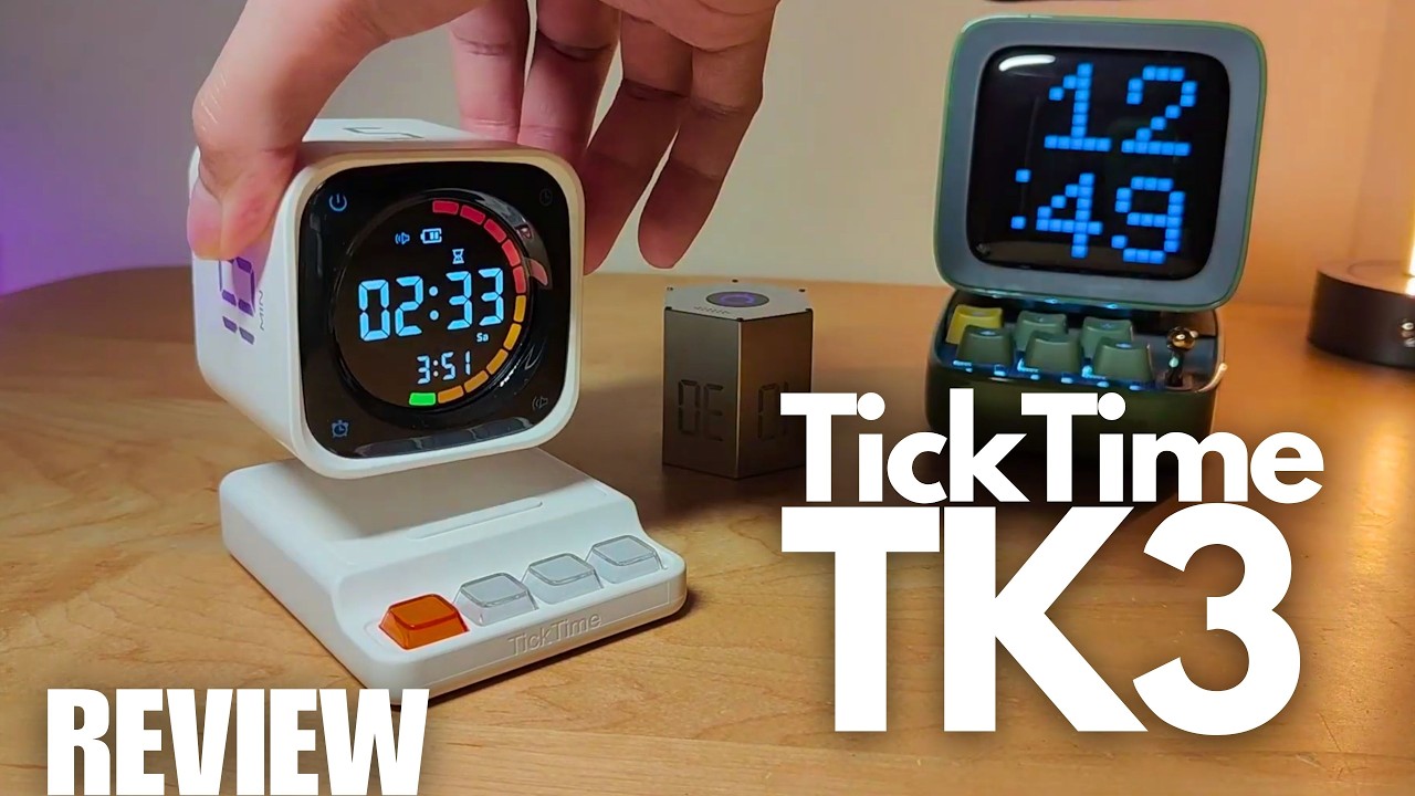 ОБЗОР: Ticktime TK3 — ретро-мини-«компьютер» в стиле «Severance»? (настольный будильник)