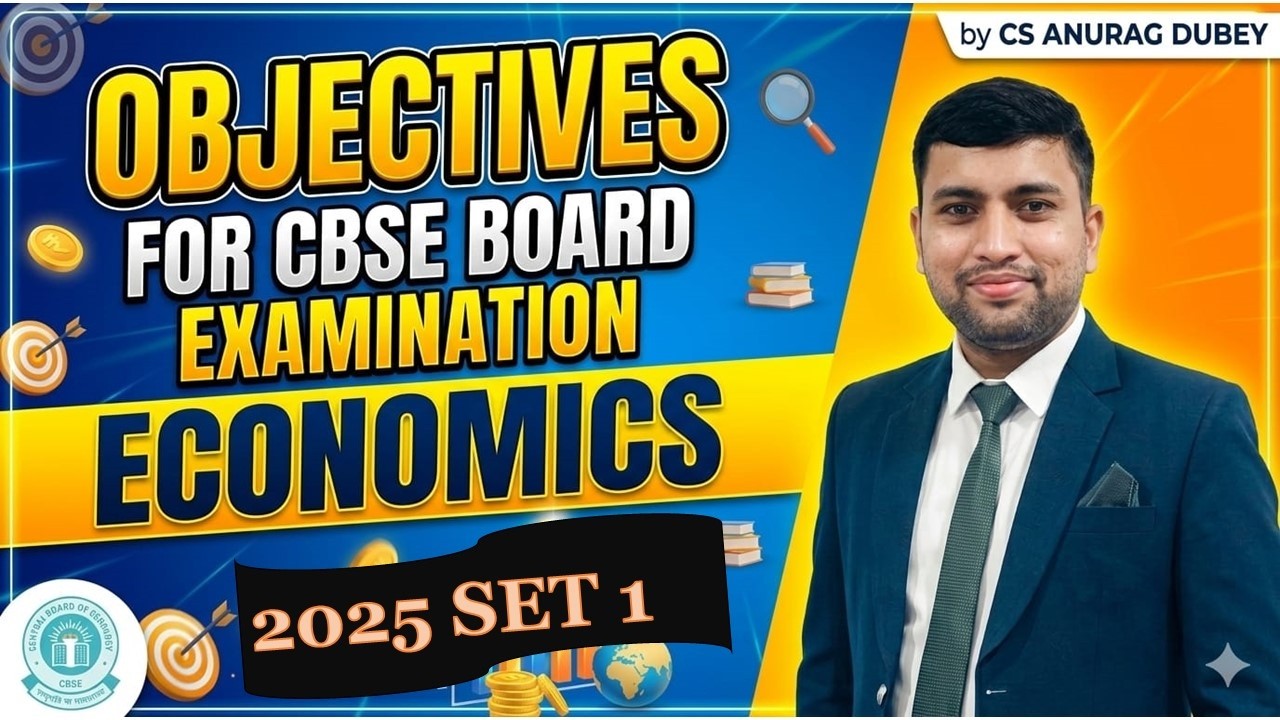 CS ANURAG DUBEY II 2025-ECO II OBJECTIVES CBSE BOARD  EXAM SOLVED  PAPER
