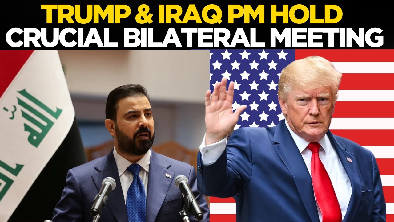 TRUMP & IRAQI PM LIVE | President Trump Hosts PM Ali al-Zaidi In Oval Office For High-Stakes Talks