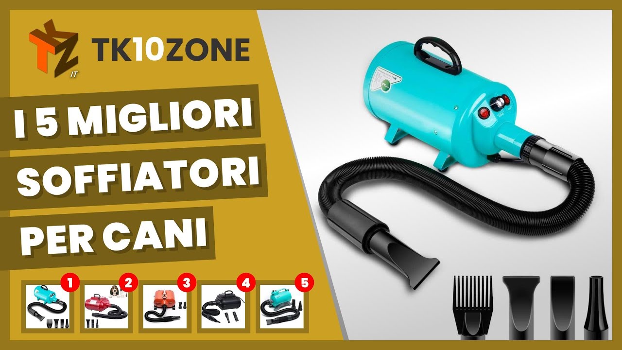 I 5 migliori soffiatori per cani