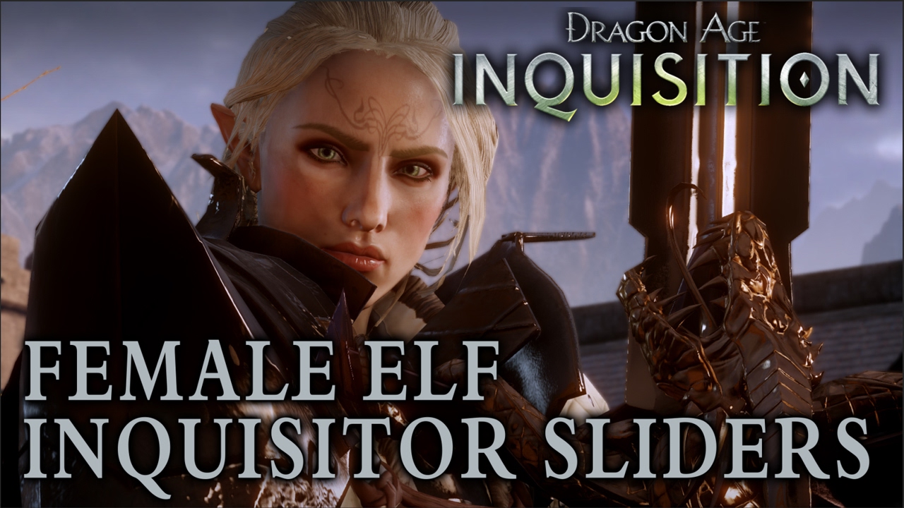 Female Elf Inquisitor Sliders