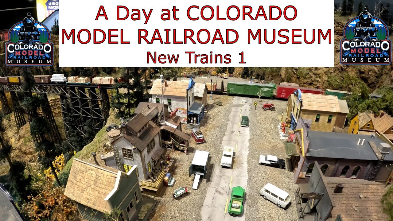 HO trains at the Colorado Model Railroad Museum (CMRM), Greeley, Colorado. (New different trains 1)