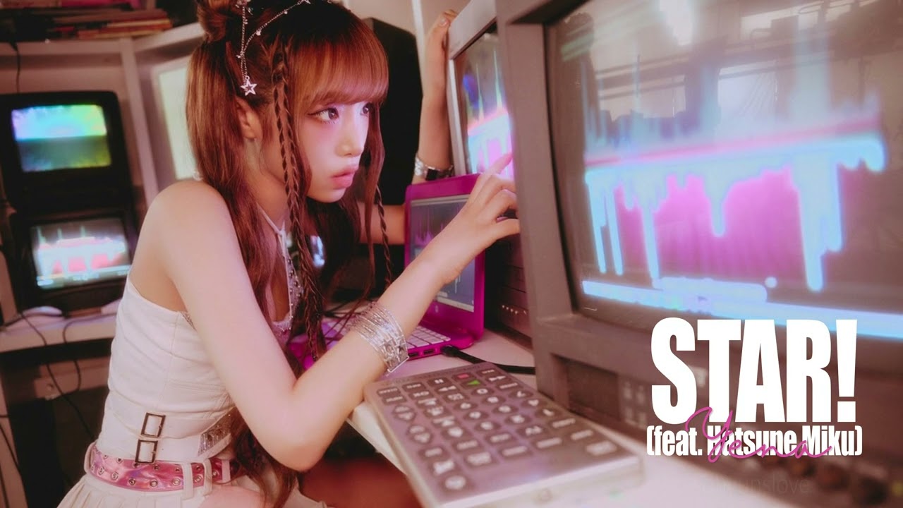 YENA - STAR! (feat. Hatsune Miku) (sped up)