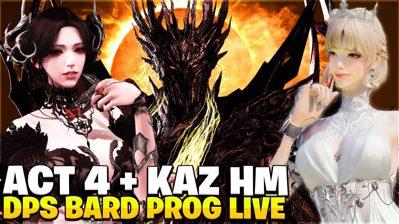 LIVE ACT 4 Dps Bard Prog! | ImDefild Lost ark