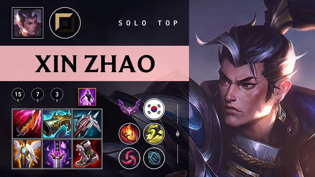 Xin Zhao Top vs Twisted Fate - KR Master Patch 26.05