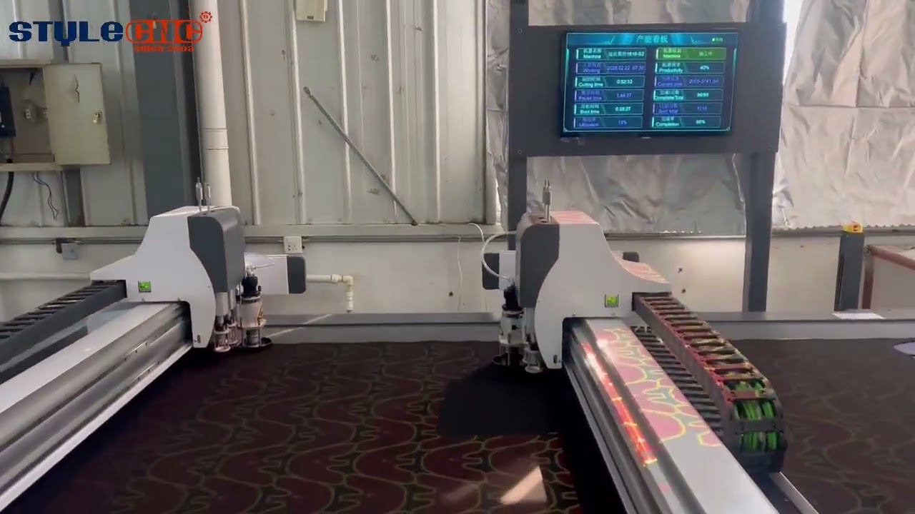 STYLECNC Digital Leather Cutting Machine with Projector Nesting