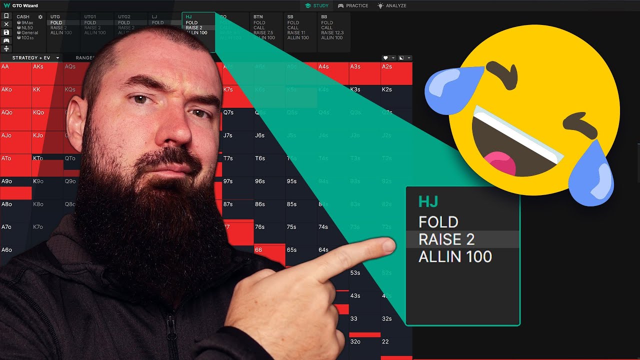 GTO Wizard vs. Red Chip: SIZING In PREFLOP Ranges