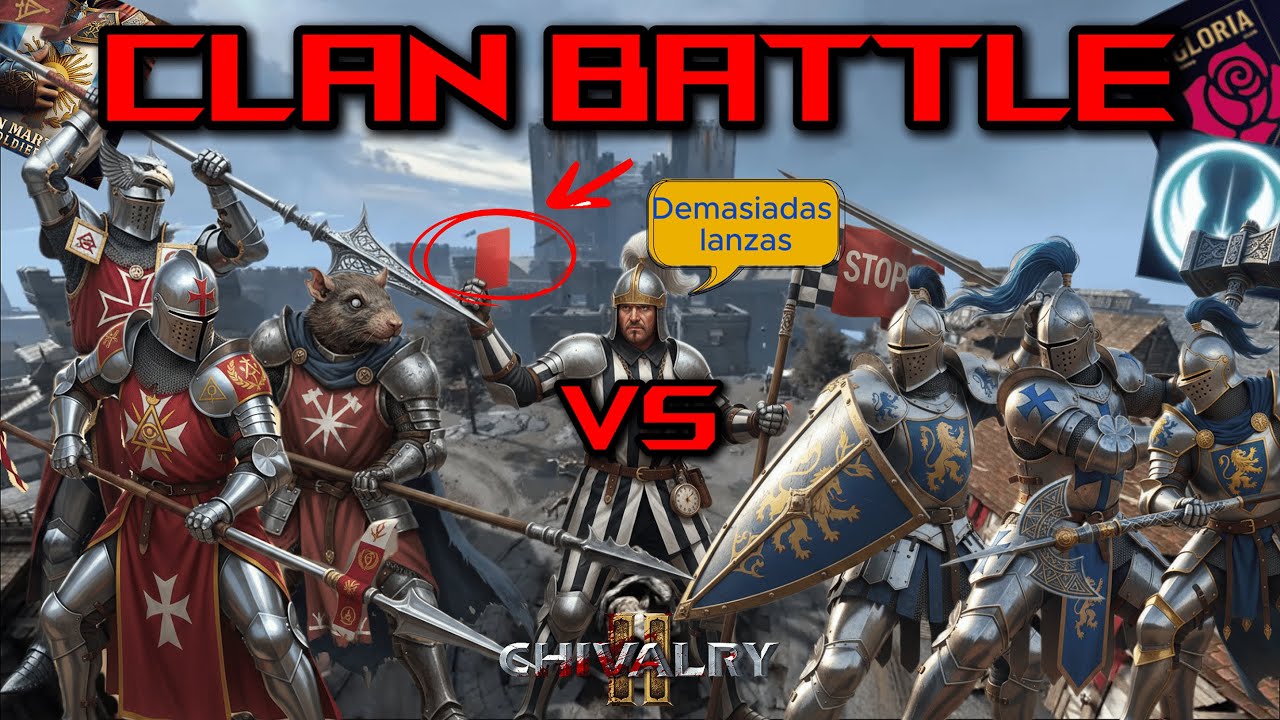 ¡NOS VAN A BANEAR! 🟥 Esta formación de lanzas debería estar PROHIBIDA | Chivalry 2