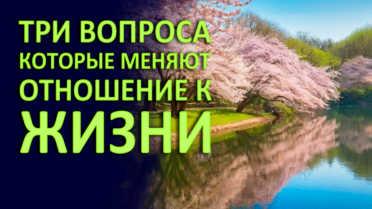 Три вопроса, которые меняют то, как вы видите свою жизнь