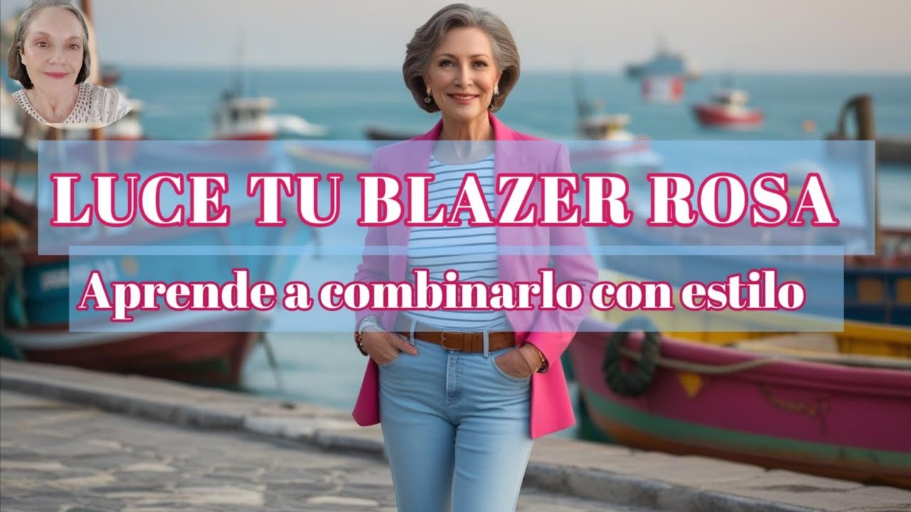 C&oacute;mo combinar un blazer rosa a los 60 o m&aacute;s_ Looks elegantes y f&aacute;ciles para mujeres reales