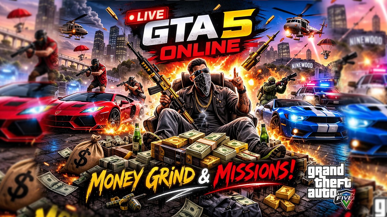 🔴 GTA 5 Online Funny Moments 😂 LIVE  #gta #gta5 #gtaonline #telugugaming #gtacomedy #funnygaming