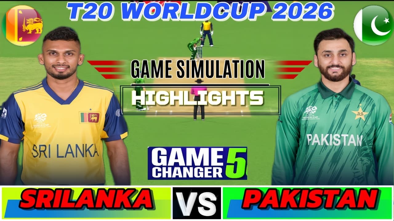 Pakistan vs Srilanka T20 World Cup Highlights // PAK vs SL in Game Changer 5 #pakvssl #slvspak