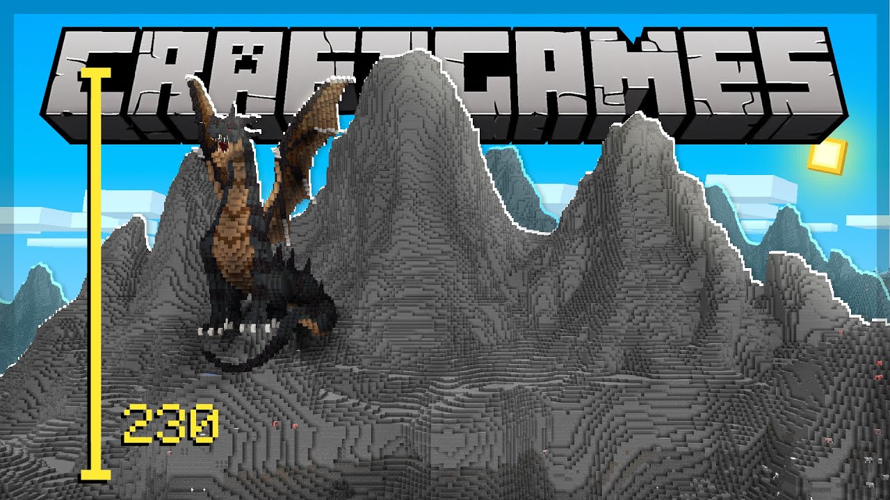 Construindo a MAIOR MONTANHA do Minecraft - Craft Games 253