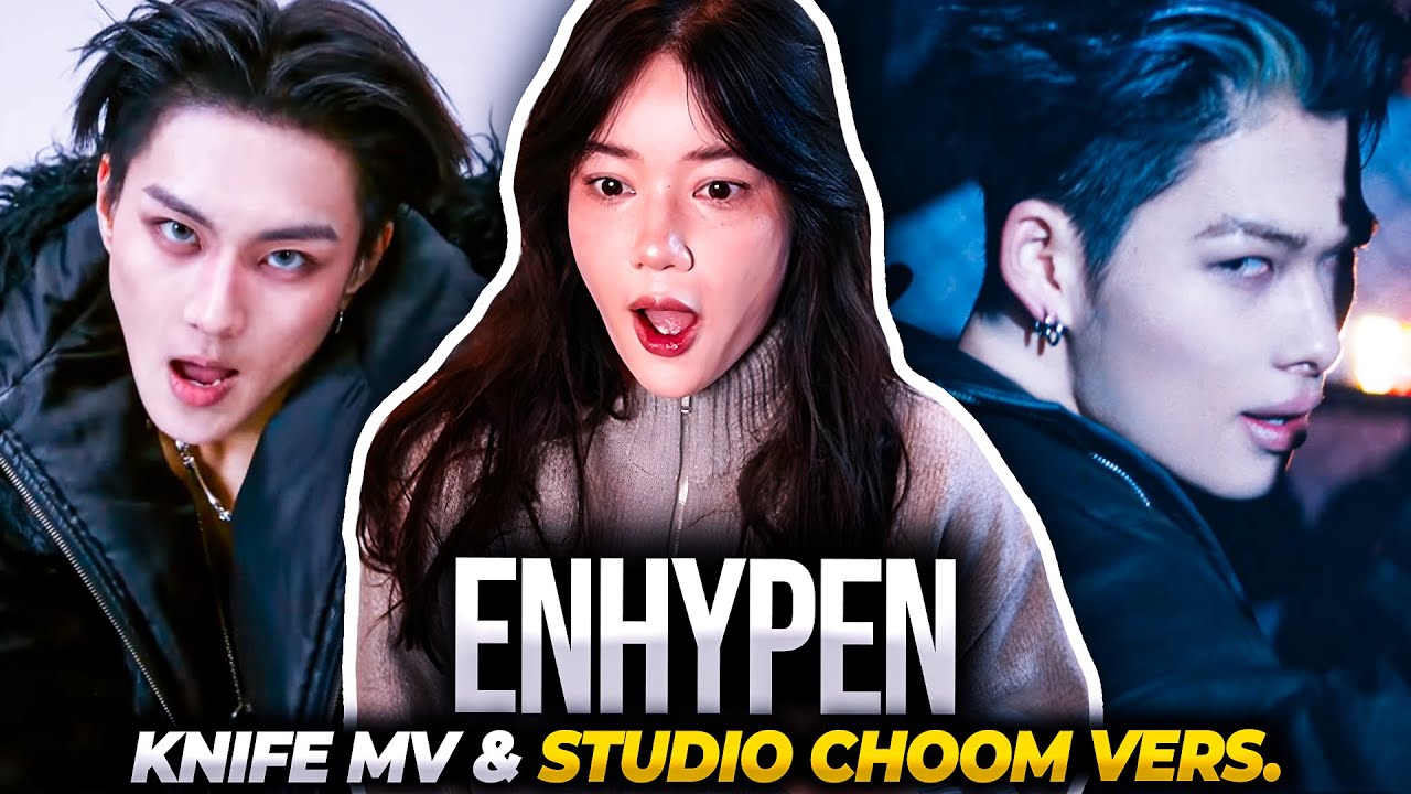 FIRST REACTION to ENHYPEN “KNIFE” | MV + Studio Choom Performance