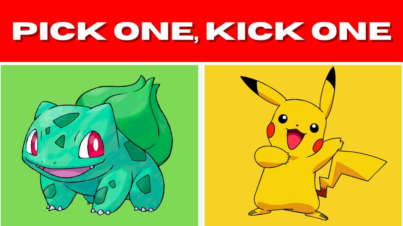 Pick One Challenge Pokemon Edition, Pick One Kick One Challenge