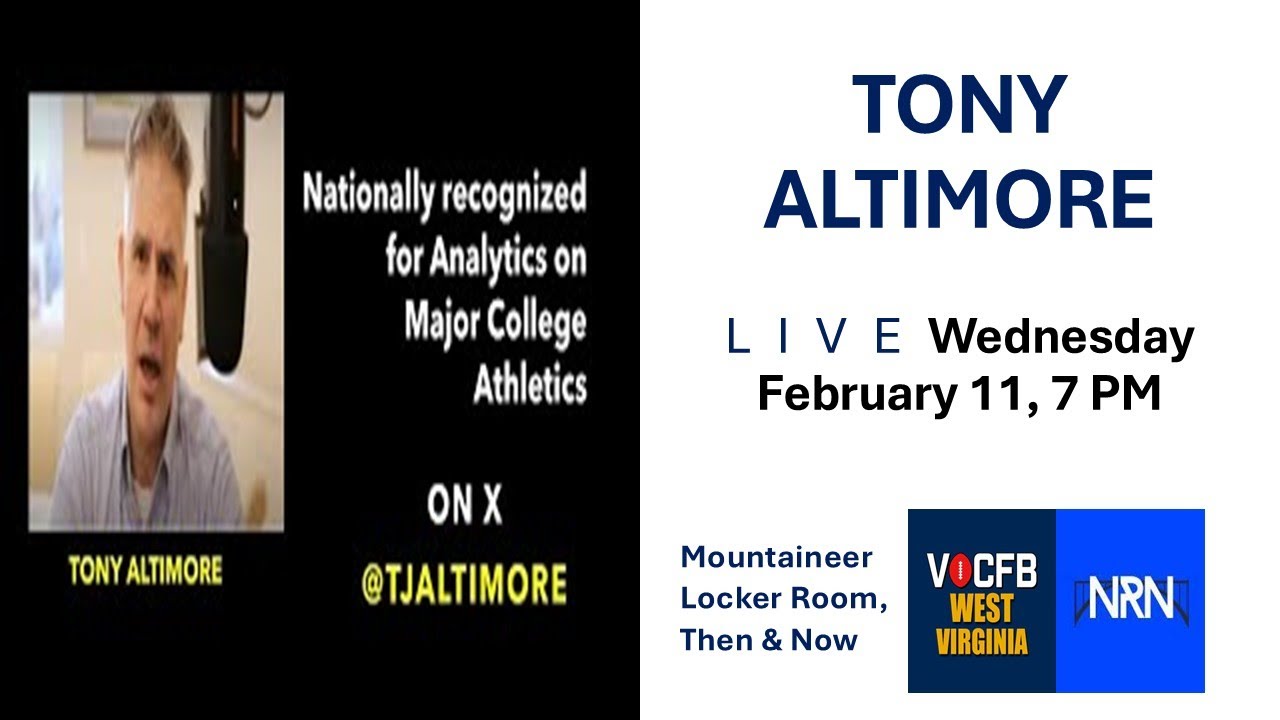 Mountaineer Locker Room 104: Tony Altimore