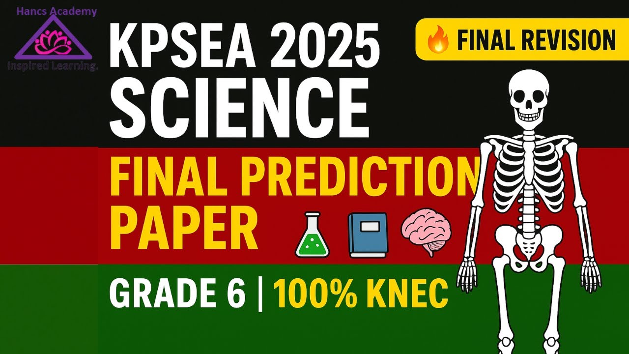🔥 KPSEA 2025 Integrated Science Final Prediction Paper  Grade 6 Revision  KNEC Exam Prep Kenya 🇰🇪