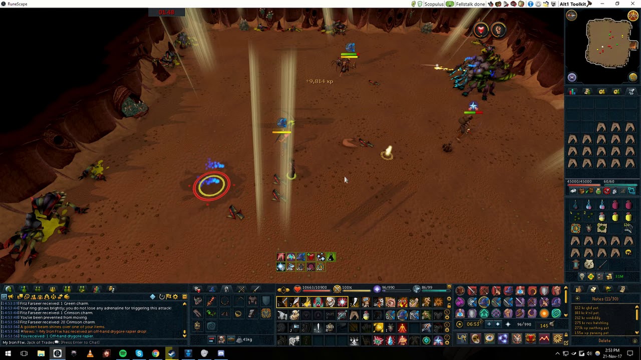 Runescape - Sniping my second Drygore from Kiq