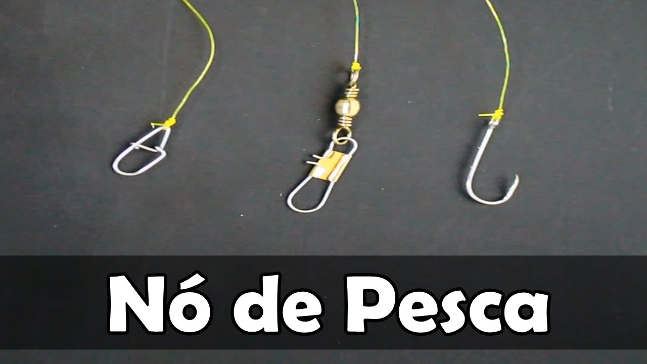 Nó de Pesca para Anzóis, Giradores e Snaps - [Pesca Vídeos]