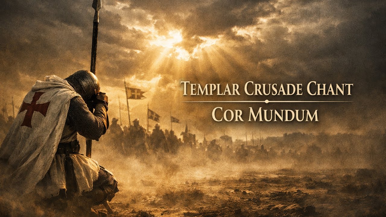 Templar Crusade Chant — Cor Mundum | Gregorian Choir + Frame Drums