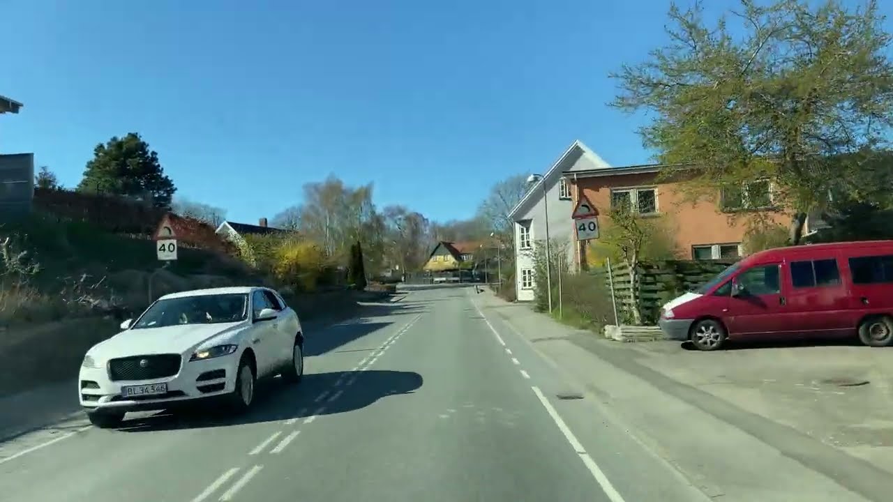 Driving In Denmark 🇩🇰, Tisvildeleje City, North Sjælland, Road Trip, 4K, UHD, 60fps