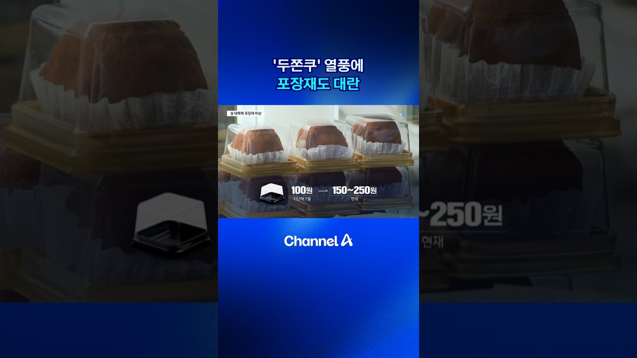 &lsquo;두쫀쿠&rsquo; 열풍에 포장재도 대란 #두쫀쿠 #두바이쫀득쿠키 #포장재 #대란 #dlab #뉴스A #채널A