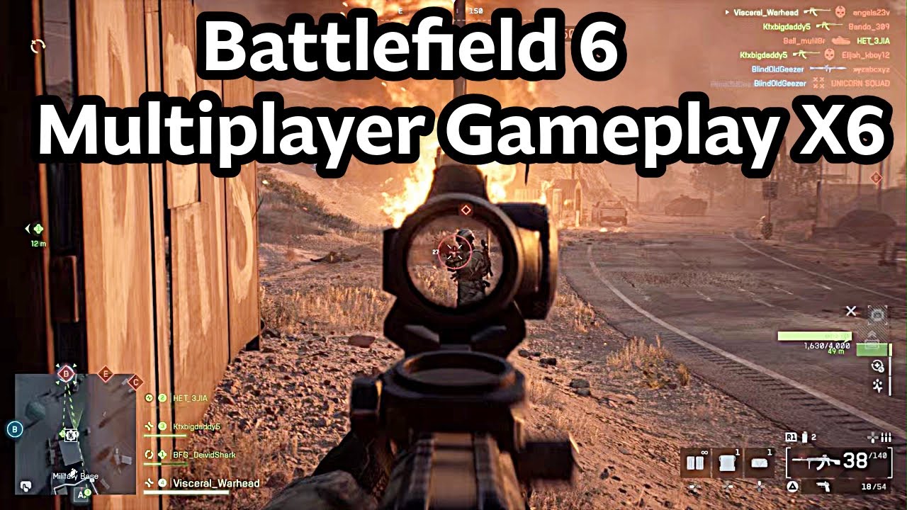 Battlefield 6 Multiplayer Gameplay X6 (23  Kills 12 Deaths)