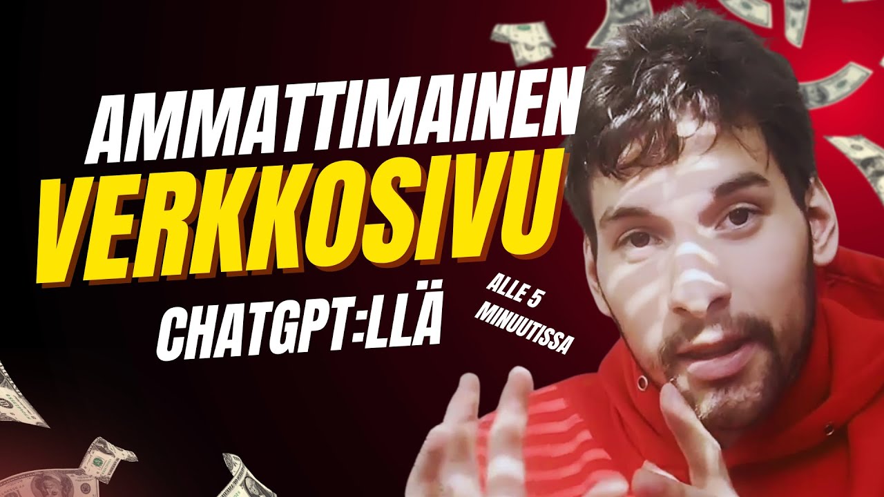 Miten tehd&auml; HTML Verkkosivut ChatGPT:ll&auml; (EI KOODAAMISTA)?