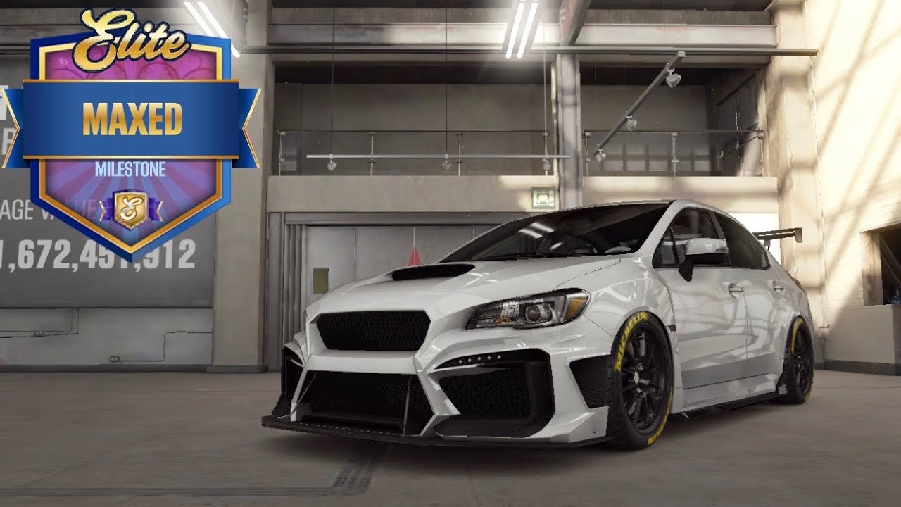 【CSR2】SUBARU WRX STI (elite 35), shift & tune for 9.865
