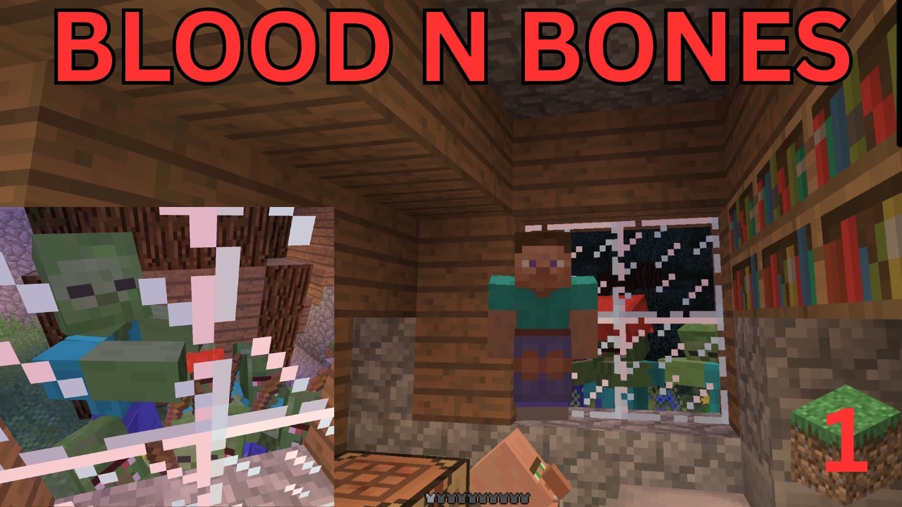 MINECRAFT BLOOD N BONES | REALLY HARD MODPACK!