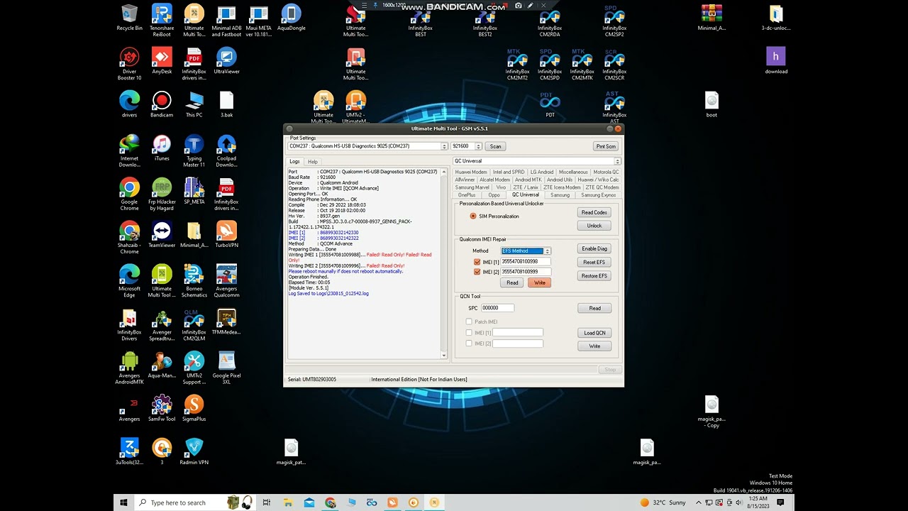 Vivo Y 71 All Qulcom Imie Repair One Click 2023